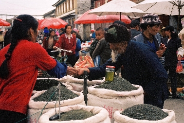 Teemarkt in Dali