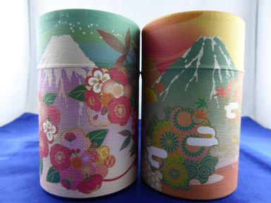 Japanische Teedose (Berg Fuji)